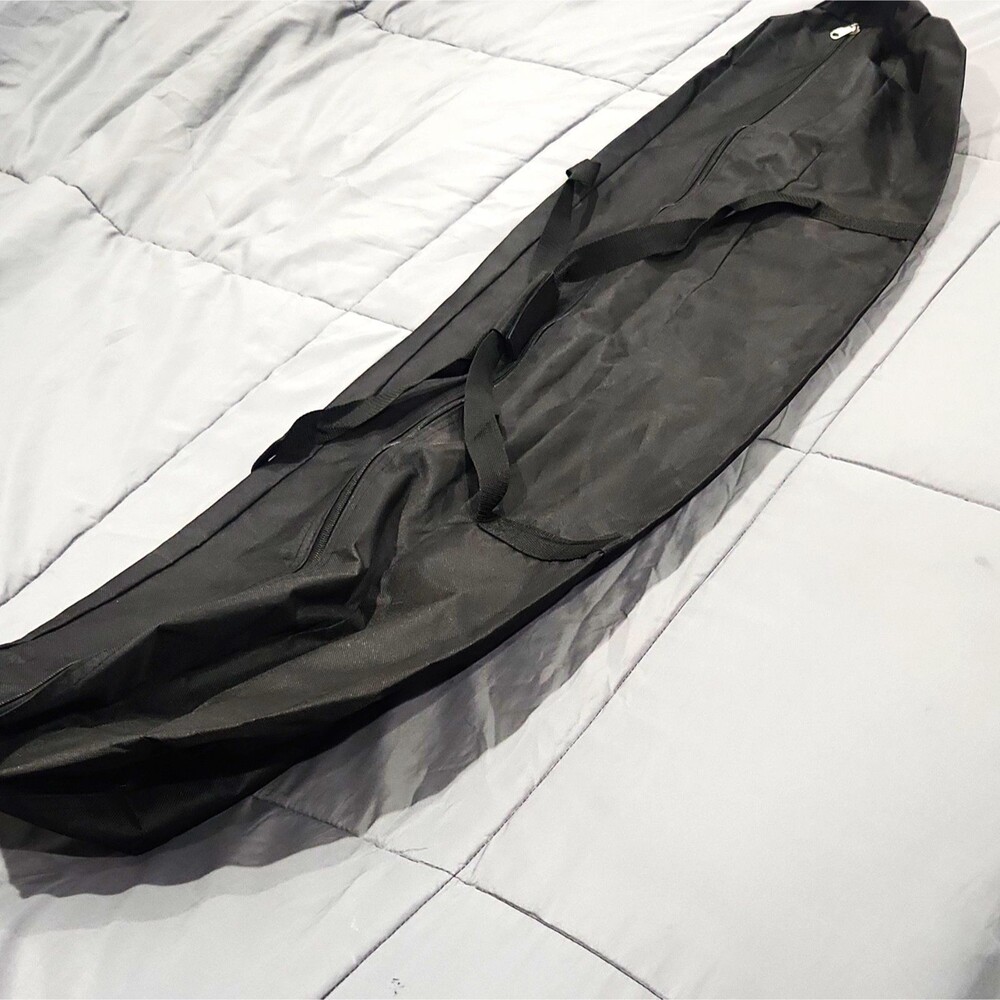 Black Nylon Padded Instrument Bag Case, Single, Carry Strap/Handle, 51 x 7"